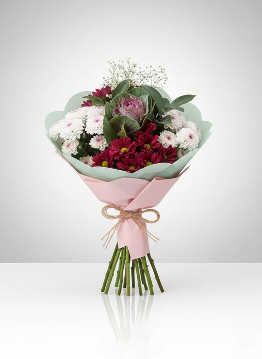 Ramo de bayas de medianoche y rubor